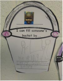 I can fill someone's bucket by...