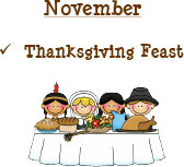 November - Thanksgiving Feast