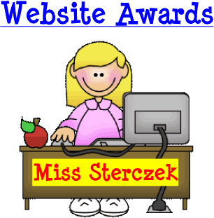 Website Awards - Miss Sterczek