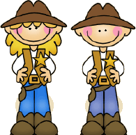 Image: Cowgirl and Cowboy