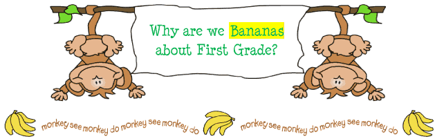 Why are we Bananas abour First Grade?