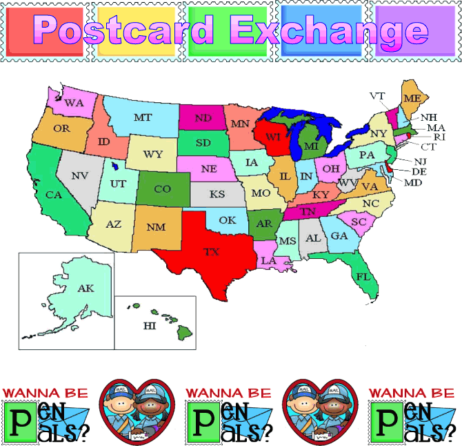 Postcard Exchange - Wanna Be Pen Pals?